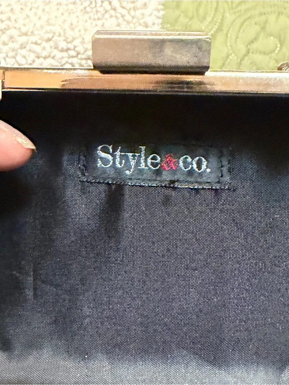 Style & Co. sleek clutch